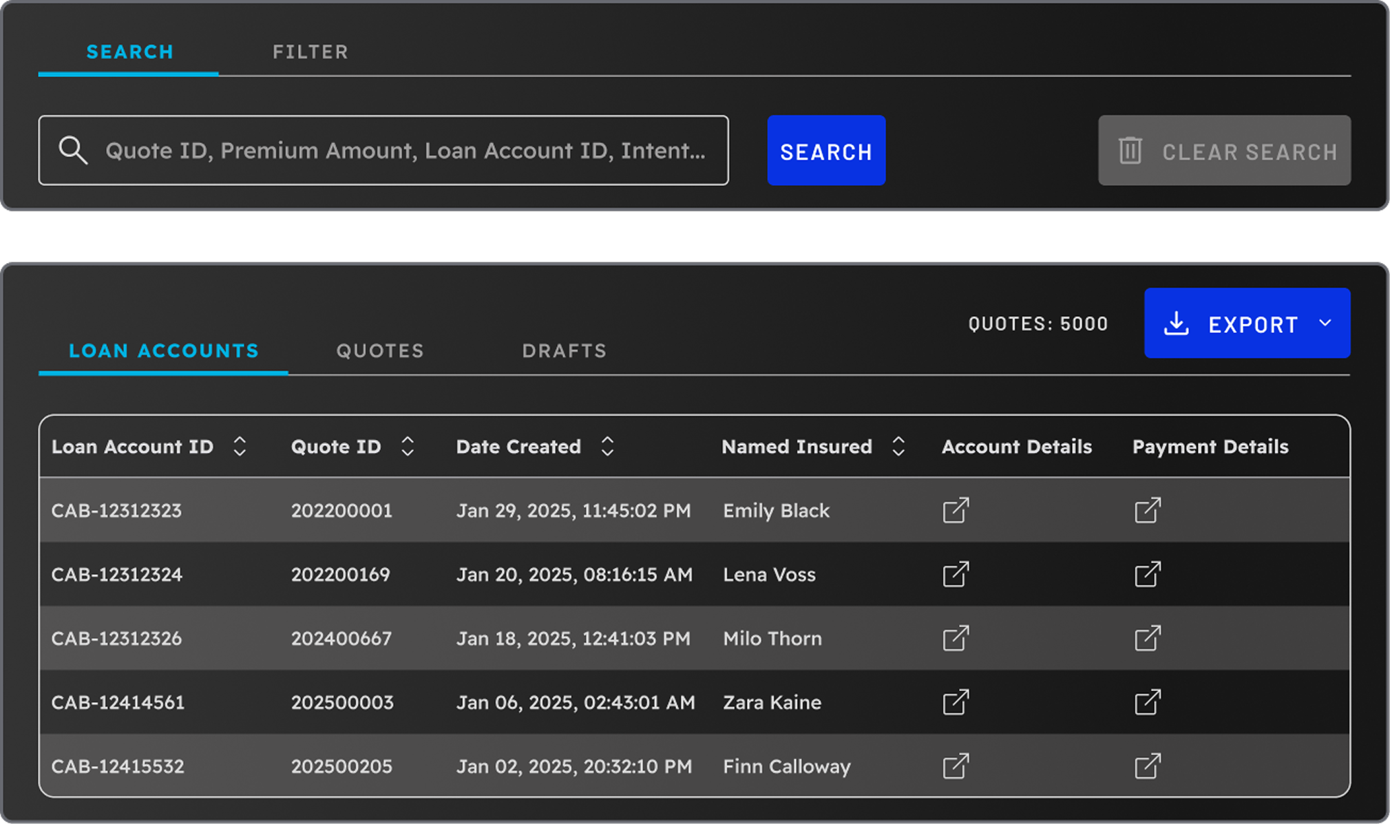 Premium Payments Placeholder